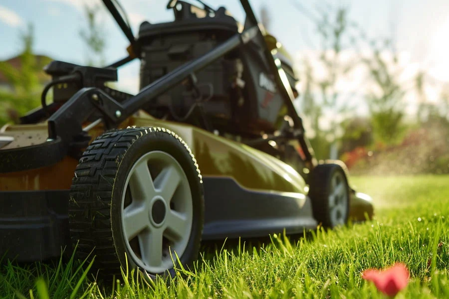 electric push lawnmower