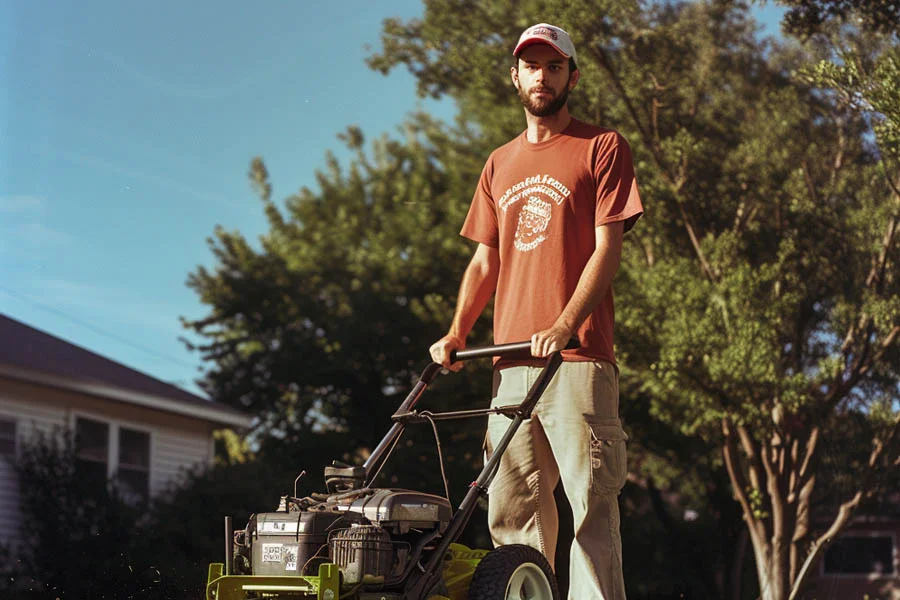 electric push lawnmower
